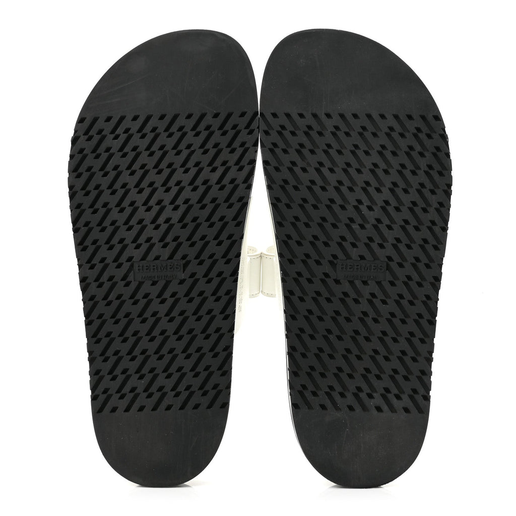 Calfskin Womens Chypre Sandals 38.5 White