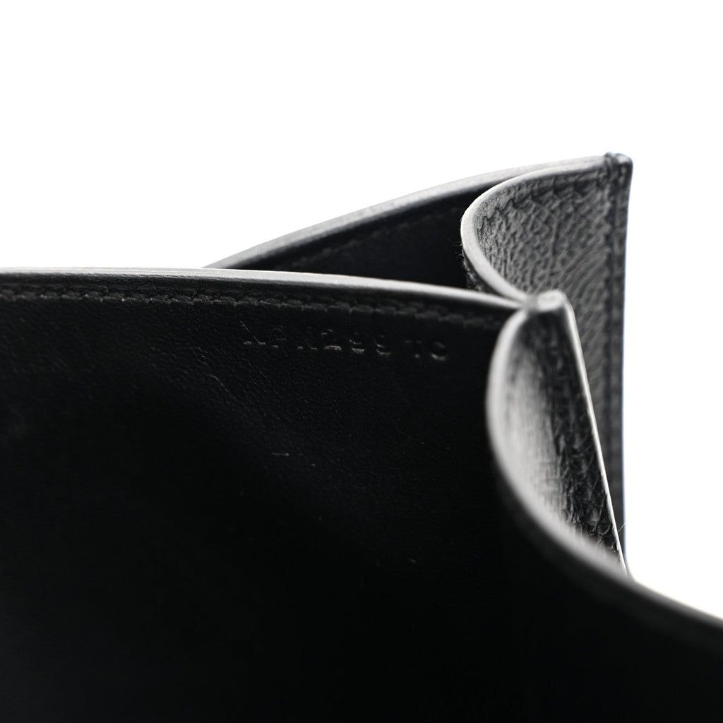 Epsom Enamel Constance 24 Black Bleu Saint Cyr