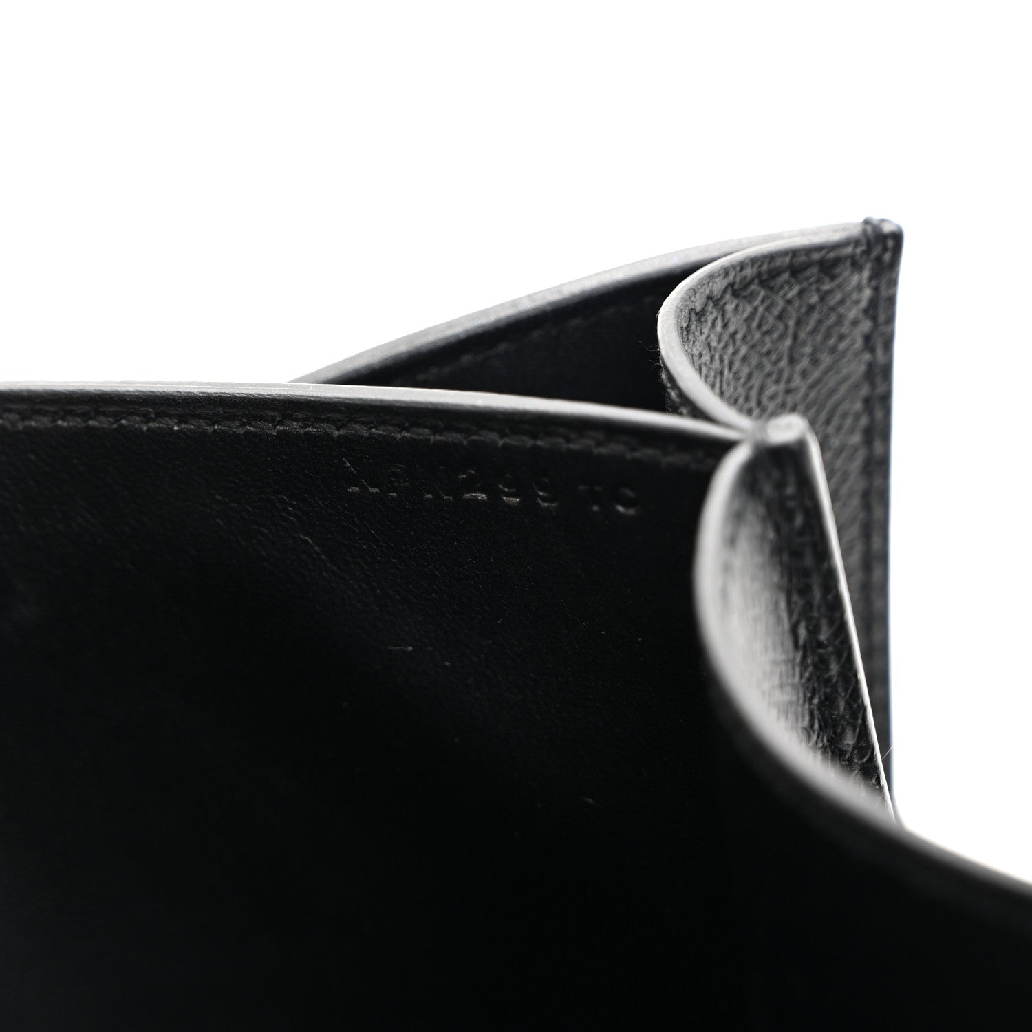 Epsom Enamel Constance 24 Black Bleu Saint Cyr