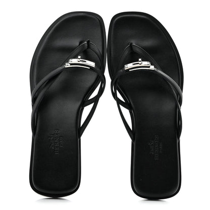 Calfskin Miss Sandals 35 Black