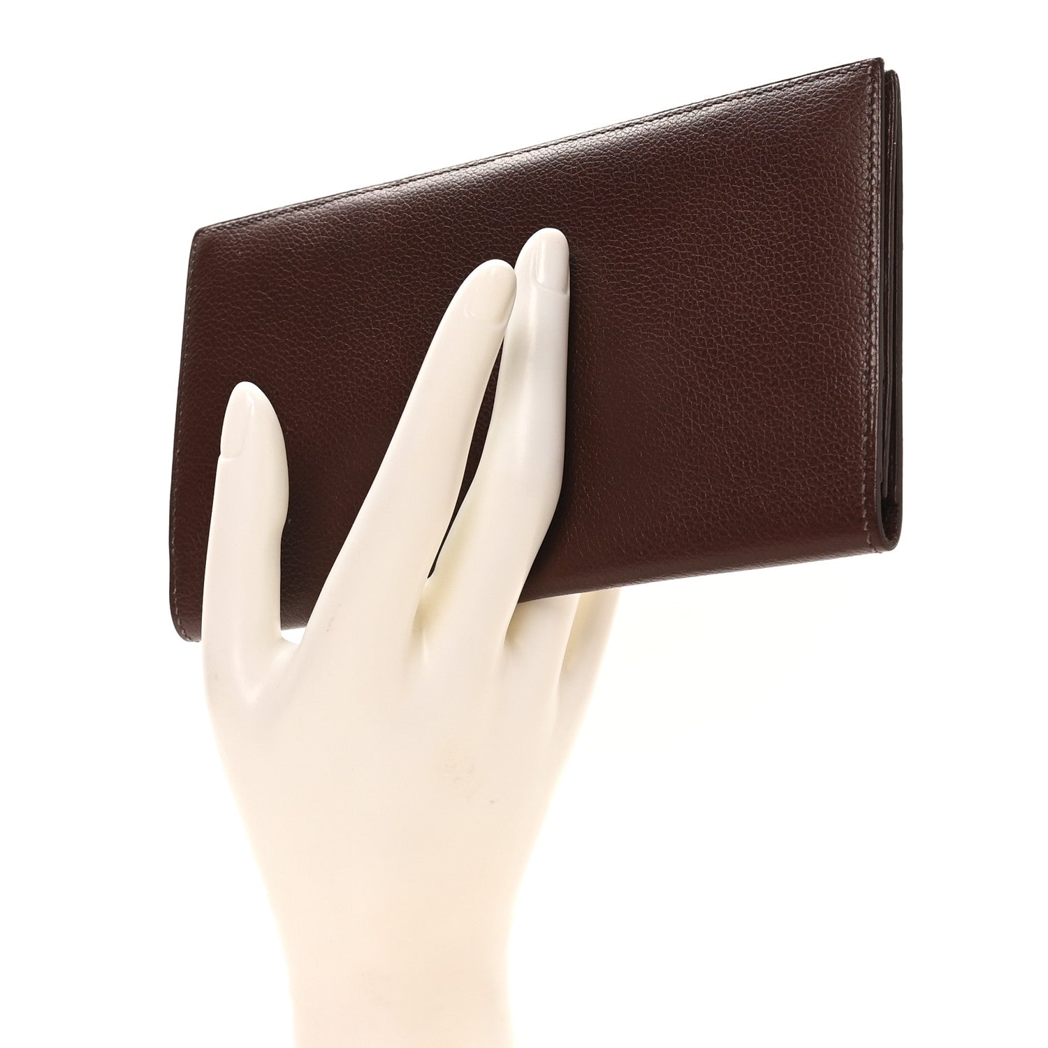Evercolor Citizen Twill Long Wallet Chocolate