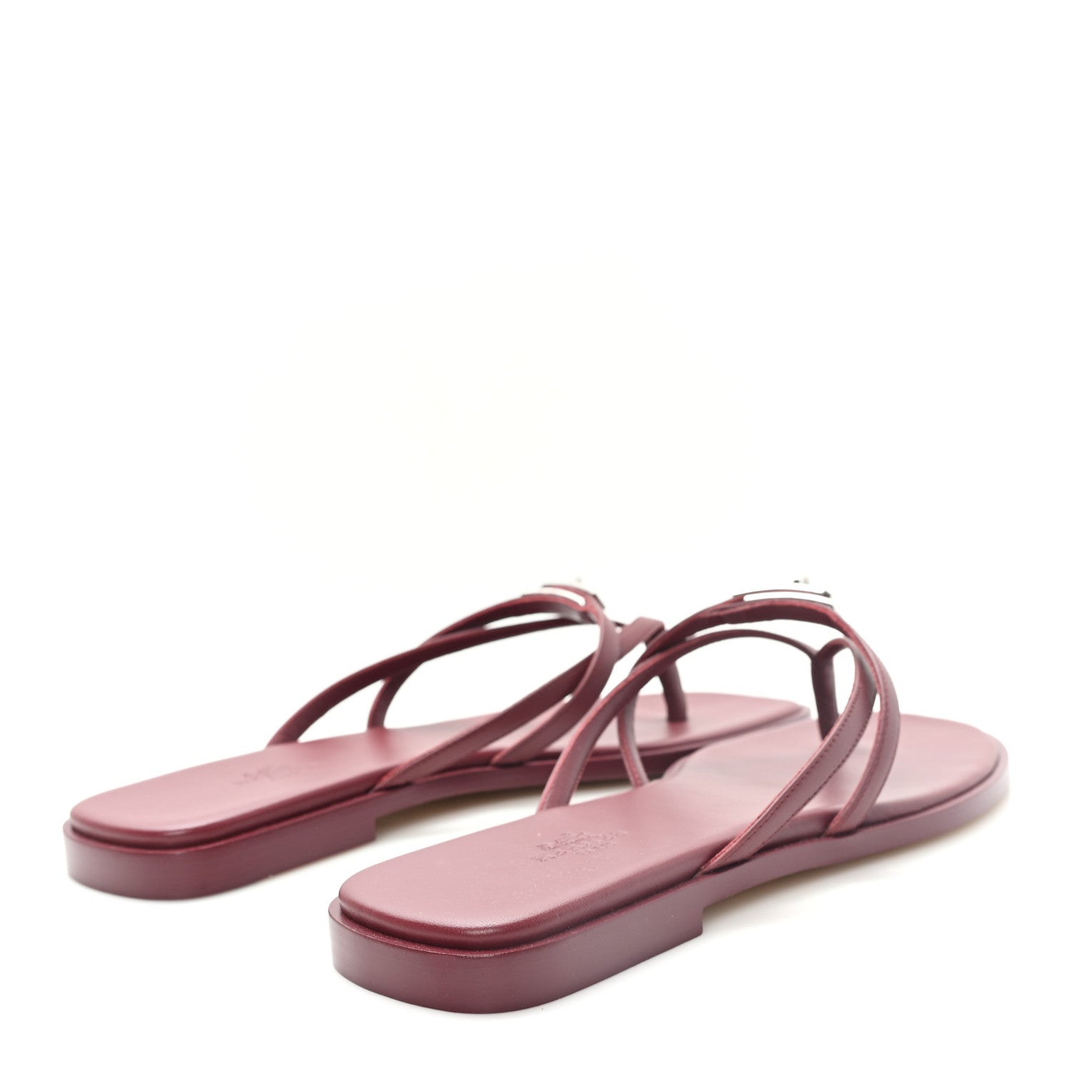 Calfskin Miss Sandals 39 Rouge H