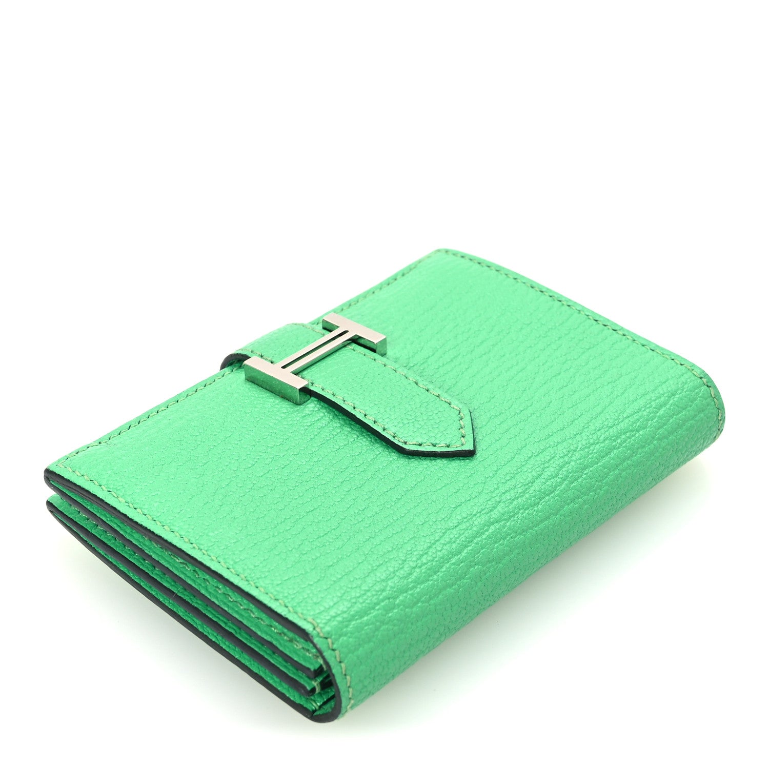 Chevre Mysore Bearn Card Holder Wallet Vert Comics