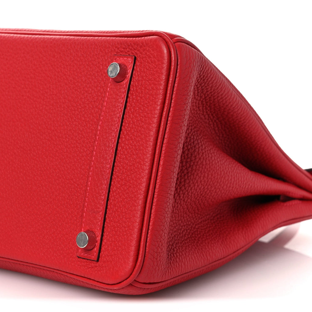 Togo Verso Birkin 30 Rouge Vif Rouge H