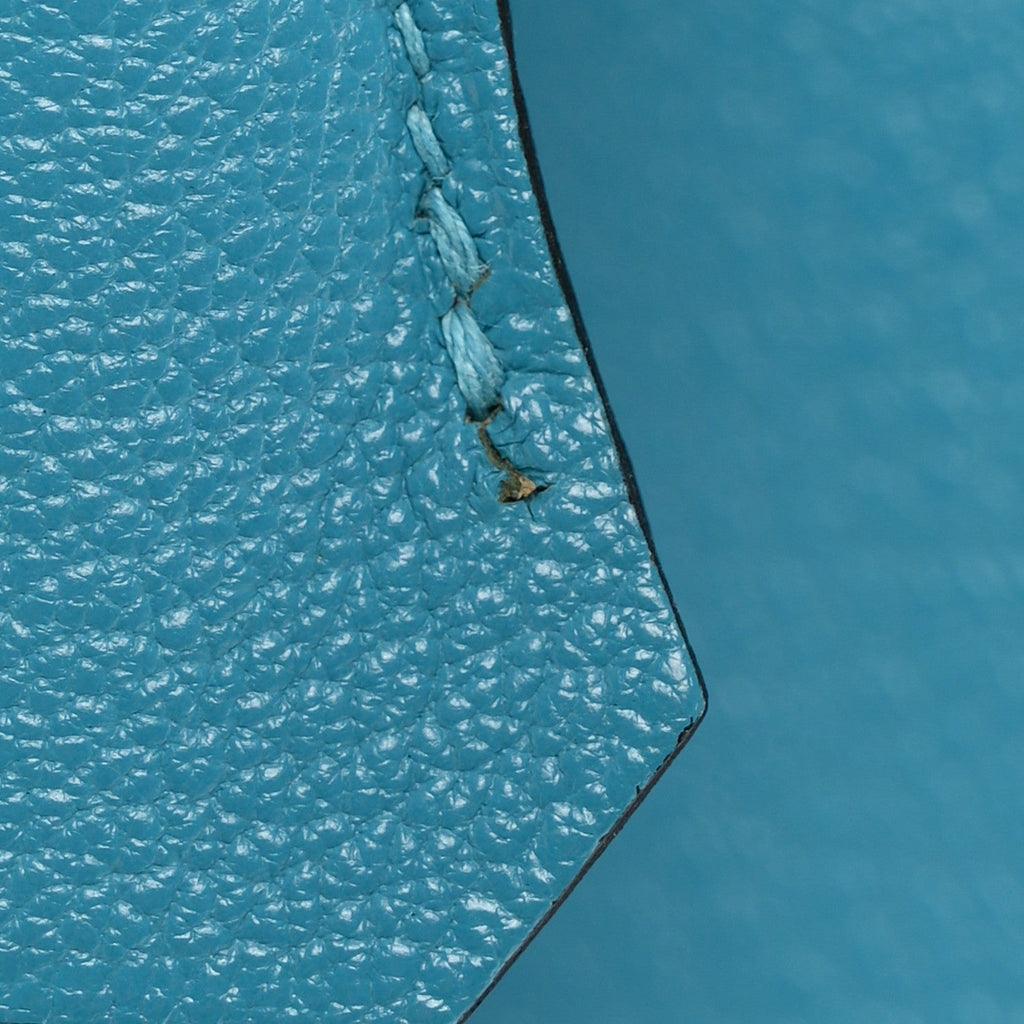 Chevre de Coromandel Birkin 30 Turquoise