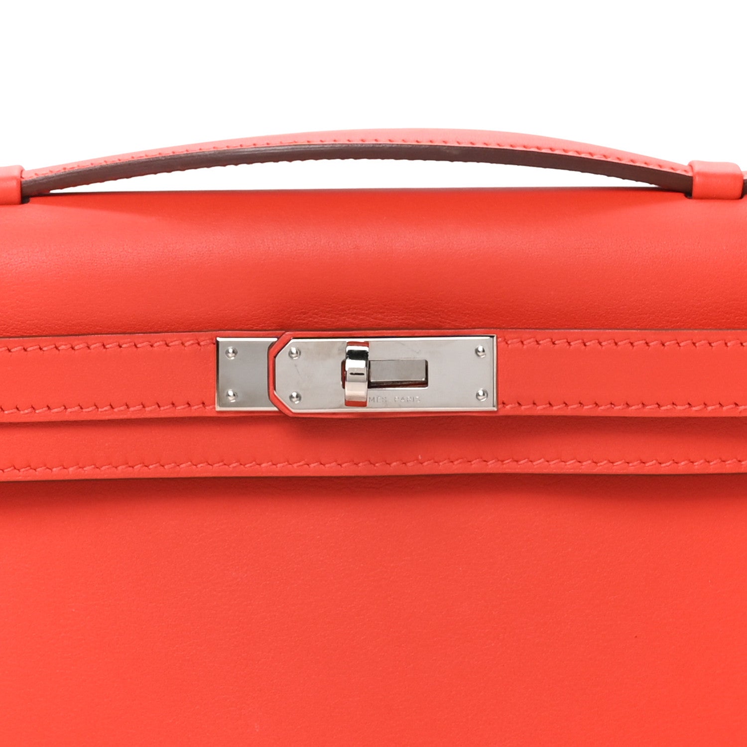 Swift Kelly Cut Clutch Pochette Capucine
