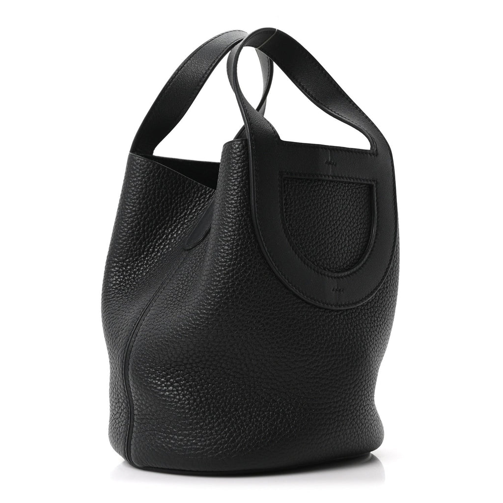 Taurillon Clemence Swift In-The-Loop 18 Bag Black