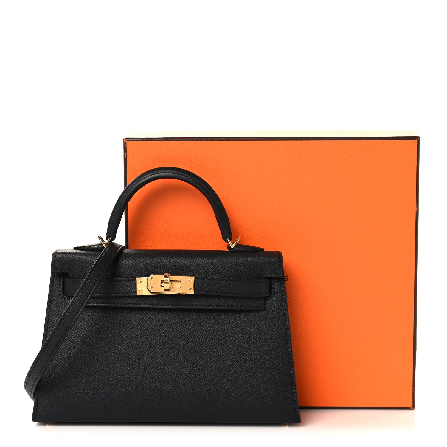 Epsom Mini Kelly Sellier 20 Black