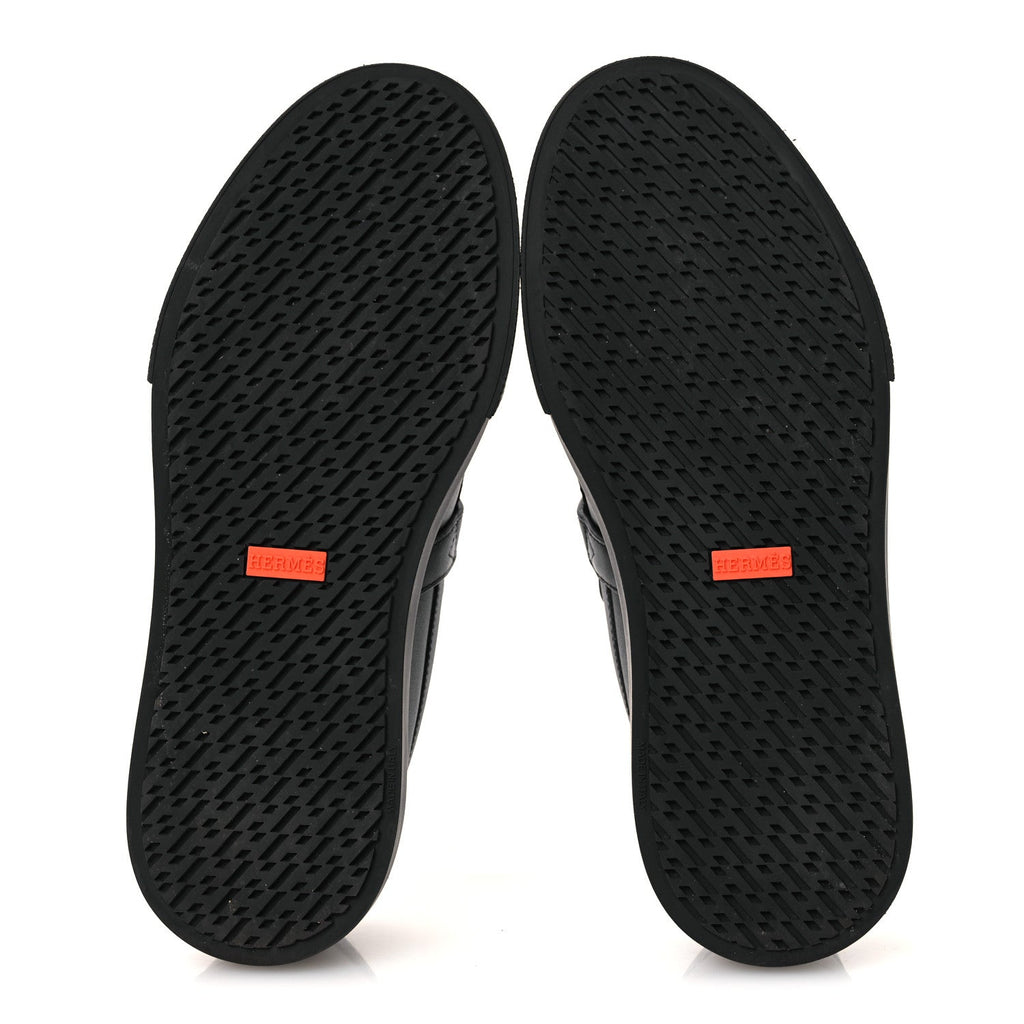 Calfskin Mens Game Slip On Sneakers 40 Black