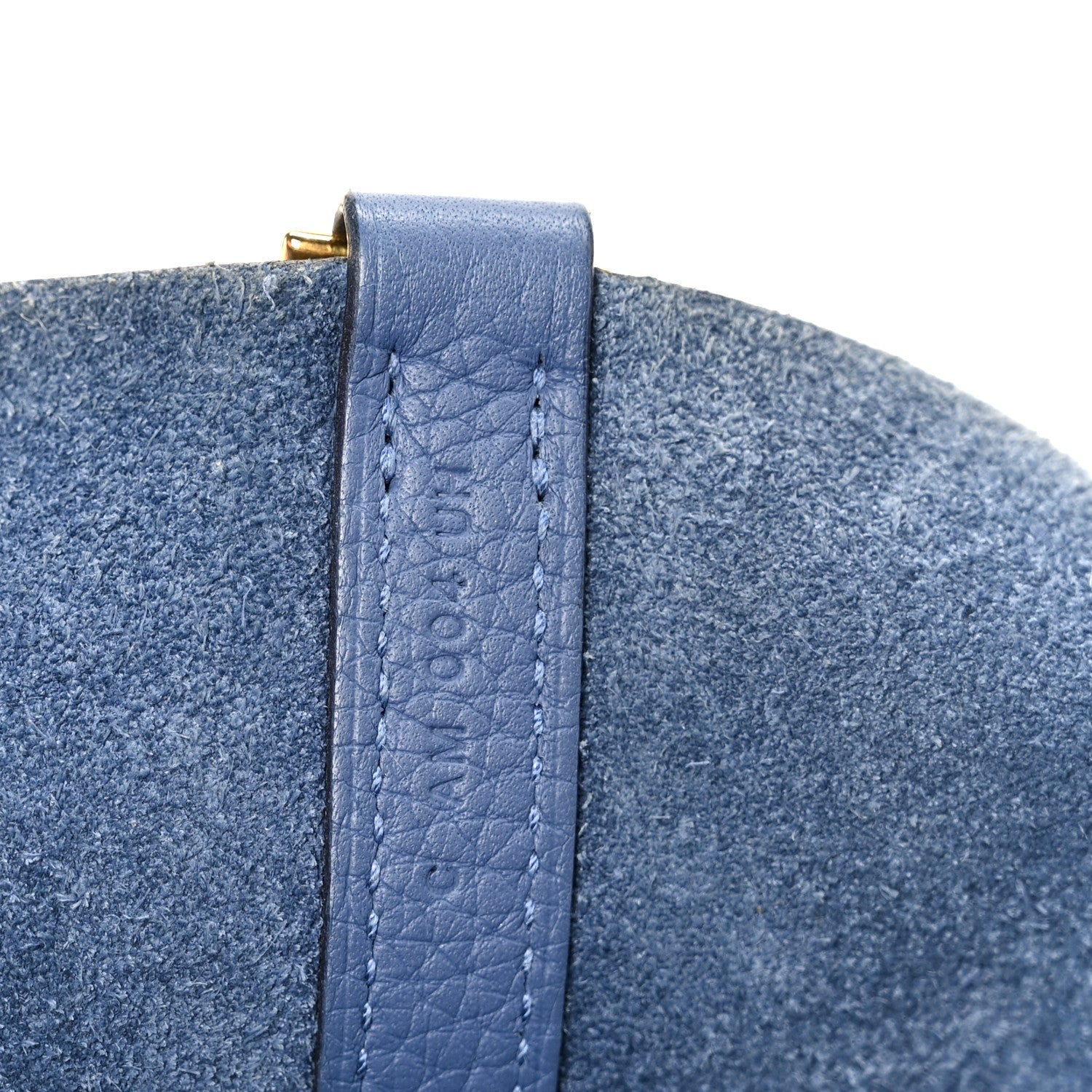 Taurillon Clemence Picotin Lock 22 MM Bleu Brighton