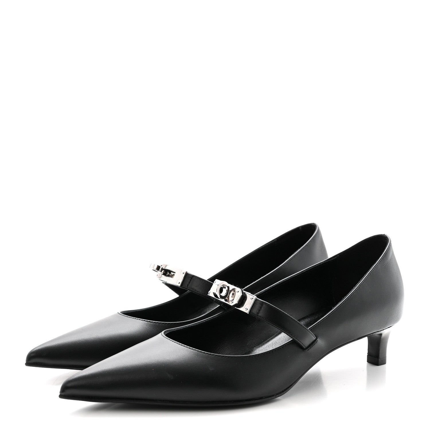 Calfskin Kiara 40 Pumps 36 Black