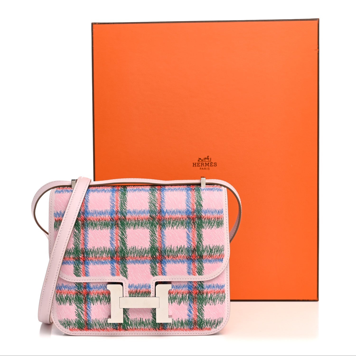 Swift Tartan Printed Constance 18 Mauve Pale