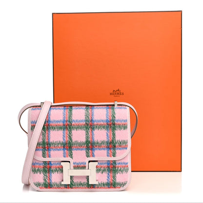 Swift Tartan Printed Constance 18 Mauve Pale