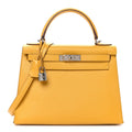 Epsom Kelly Sellier 28 Jaune Ambre