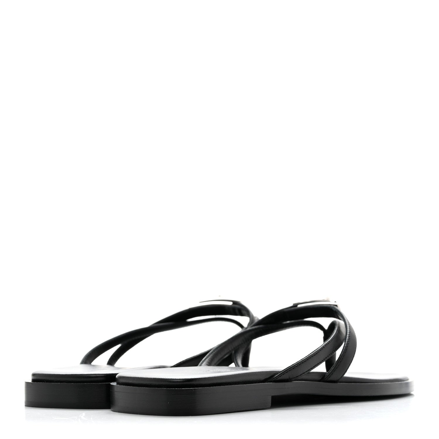 Calfskin Miss Sandals 35 Black