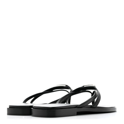 Calfskin Miss Sandals 35 Black