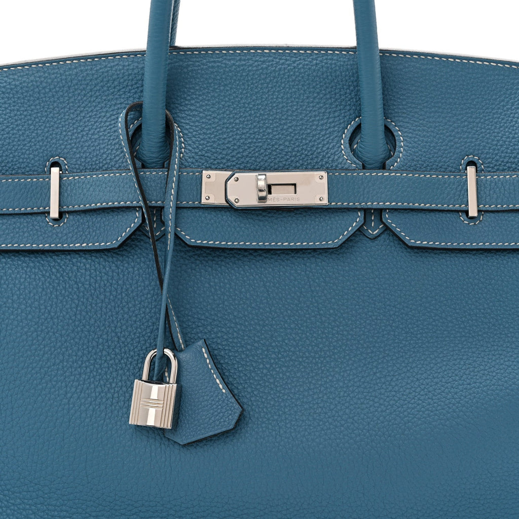 Togo BIRKIN 35 Blue Jean