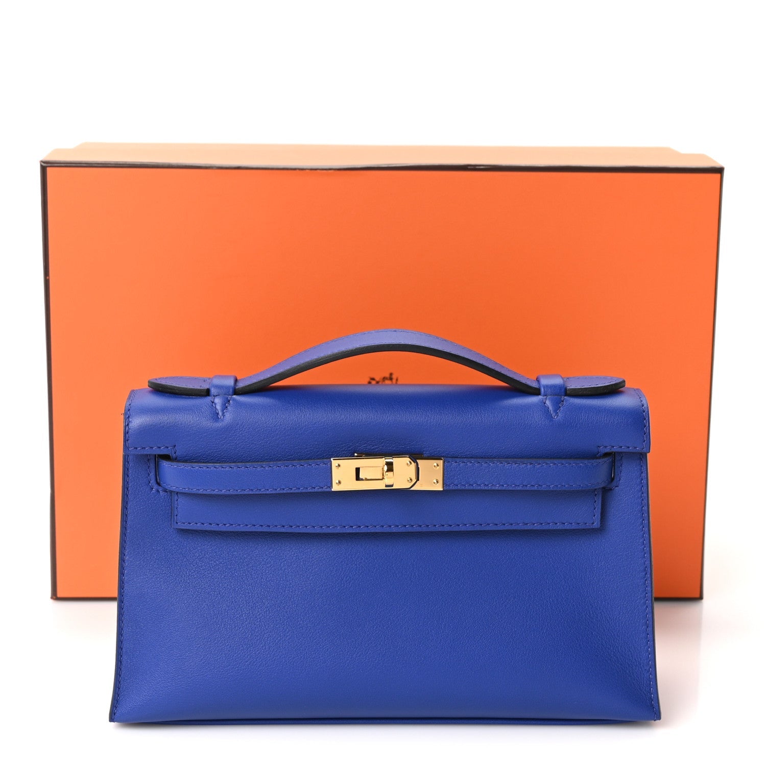 Swift Kelly Pochette Clutch Bleu Electrique