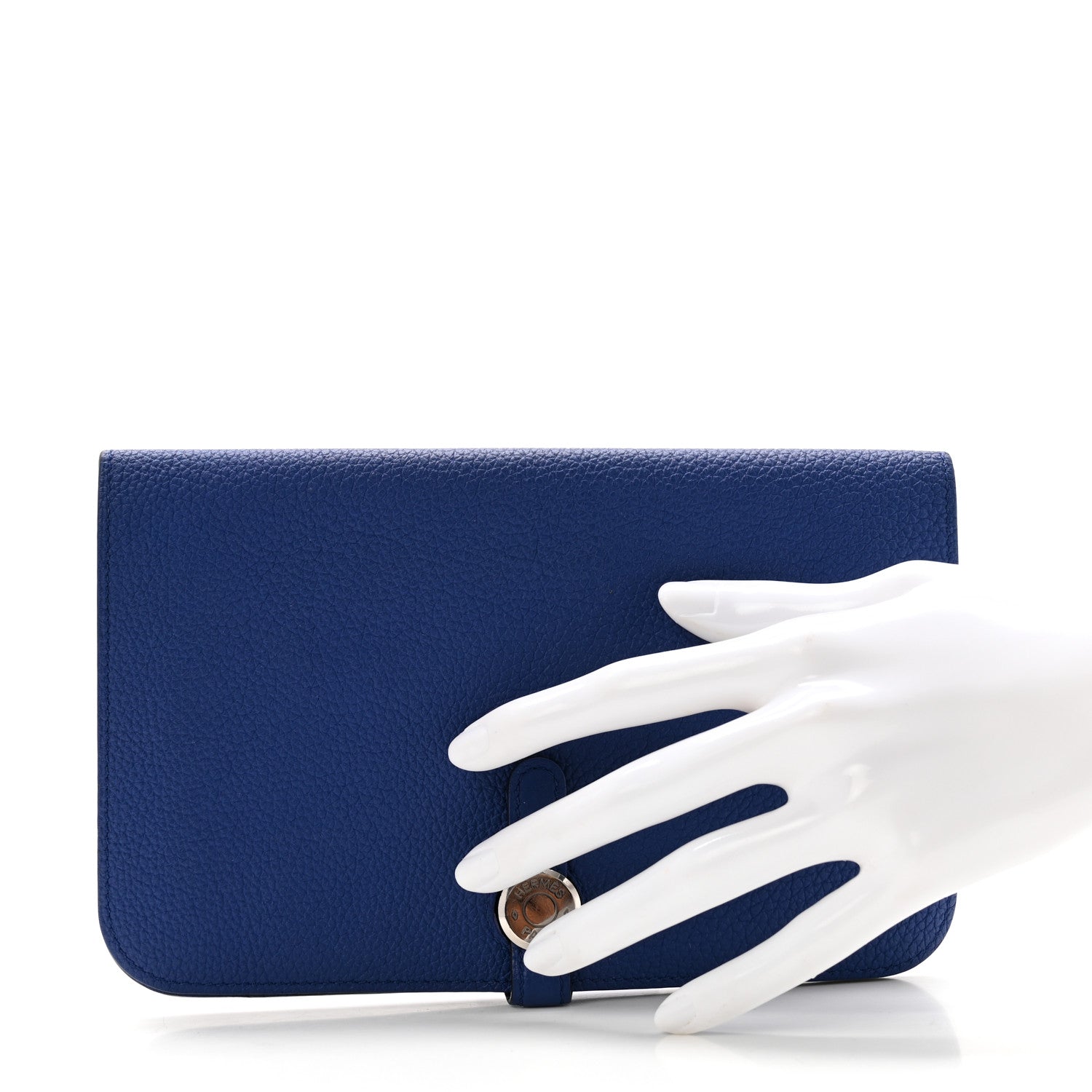Togo Dogon Duo Wallet Bleu Electrique