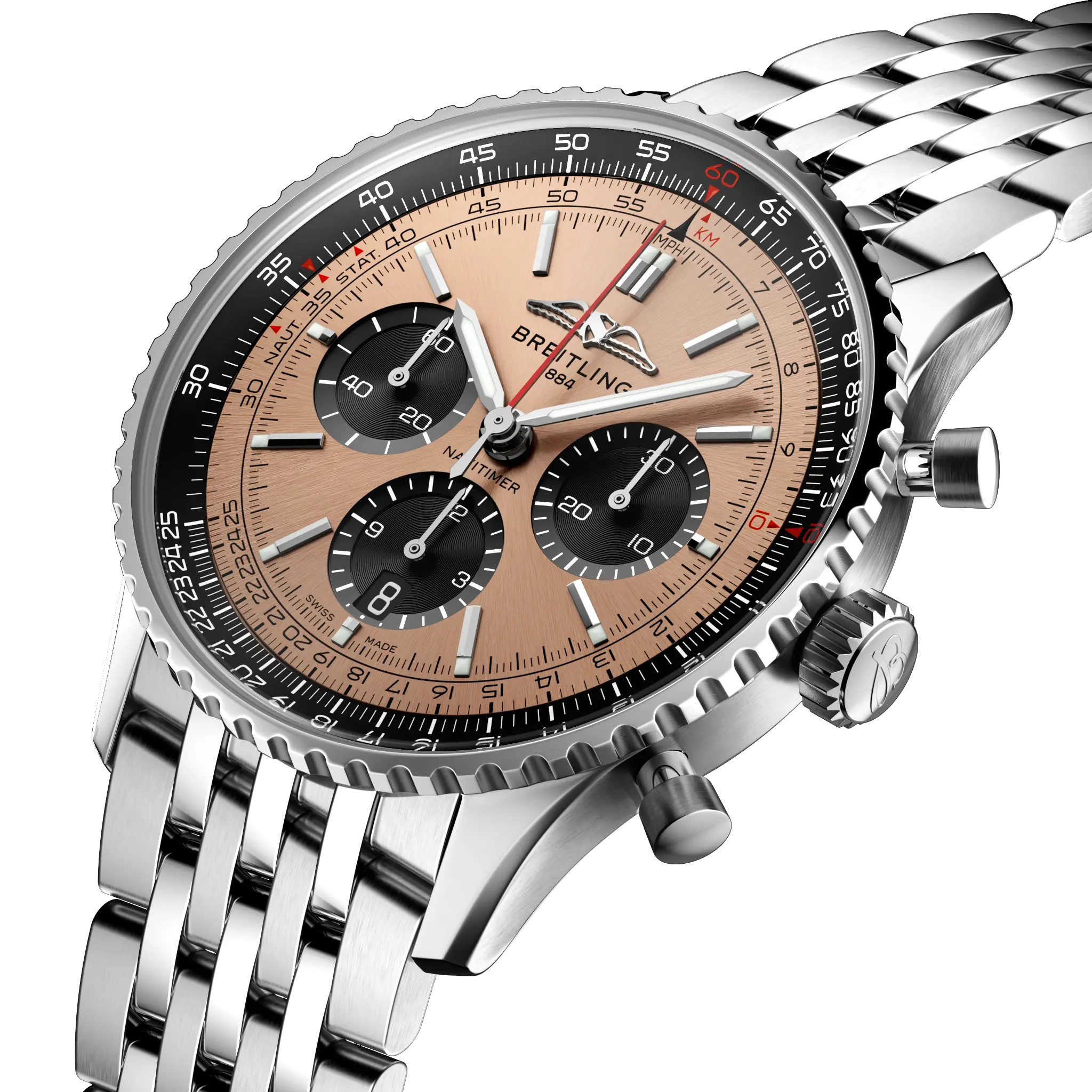 Breitling Navitimer Chronograph Stainless Steel Men's Watch AB0138241K1A1