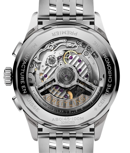 Breitling Premier B01 Chronograph 42 Steel Men's Watch AB0145211G1A1