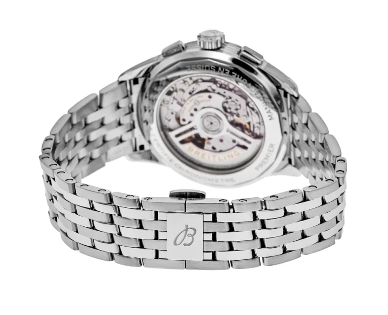 Breitling Premier B01 Chronograph 42 Steel Men's Watch AB0145211G1A1