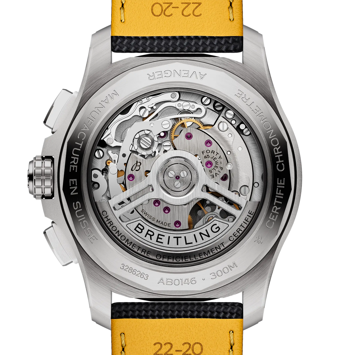 Breitling Avenger B01 Chronograph 42 Steel Men's Watch AB0146101B1X1