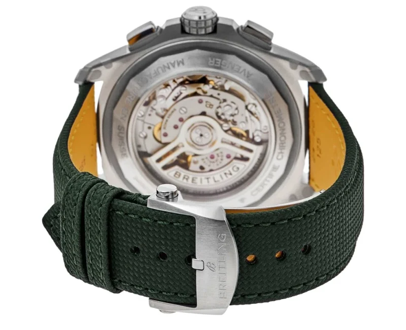 Breitling Avenger B01 Chronograph 42 Green Dial Men's Watch AB0146101L1X1