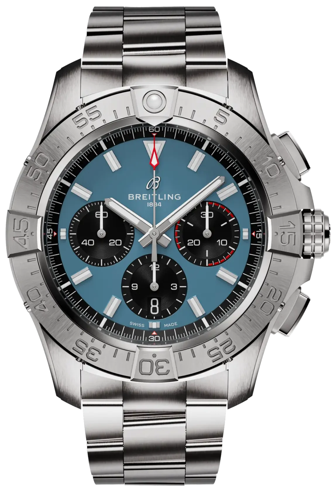 Breitling Avenger B01 Chronograph 44 Blue Dial Men's Watch AB0147101C1A1