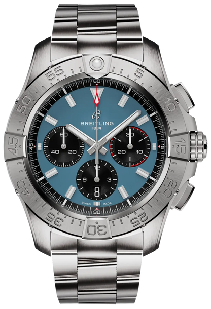 Breitling Avenger B01 Chronograph 44 Blue Dial Men's Watch AB0147101C1A1