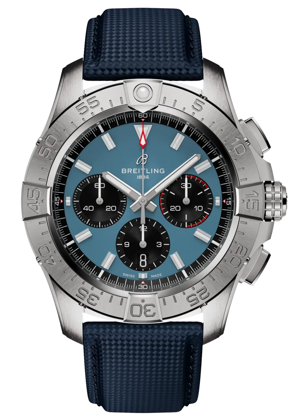 Breitling Avenger B01 Chronograph 44 Blue Dial Men's Watch AB0147101C1X1