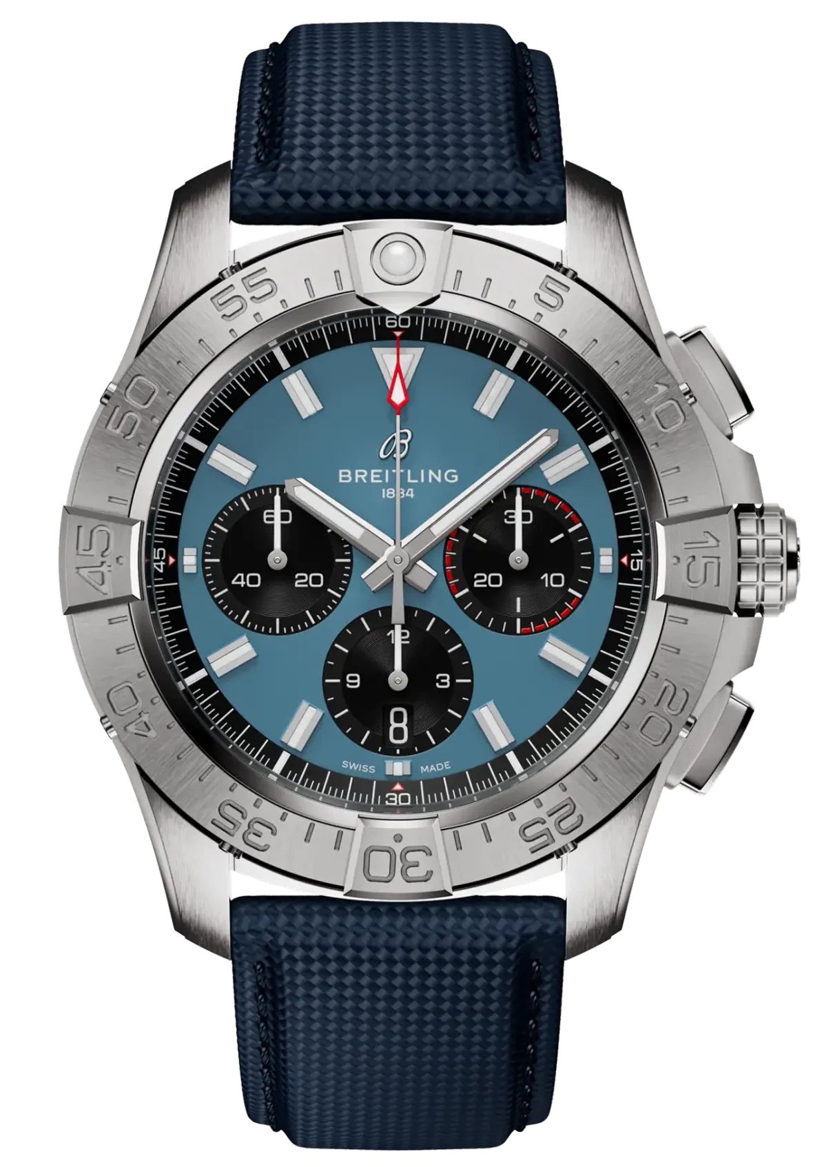 Breitling Avenger B01 Chronograph 44 Blue Dial Men's Watch AB0147101C1X1
