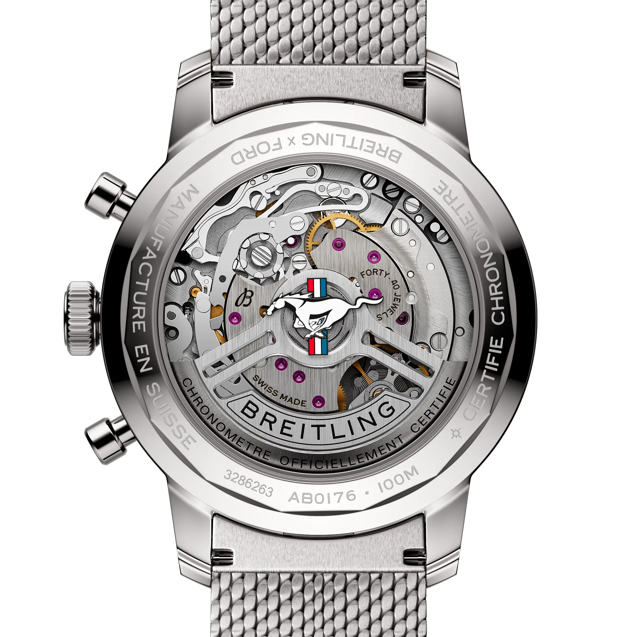 Breitling Top Time B01 Ford Mustang Automatic 41mm Men's Watch AB01762A1L1A1