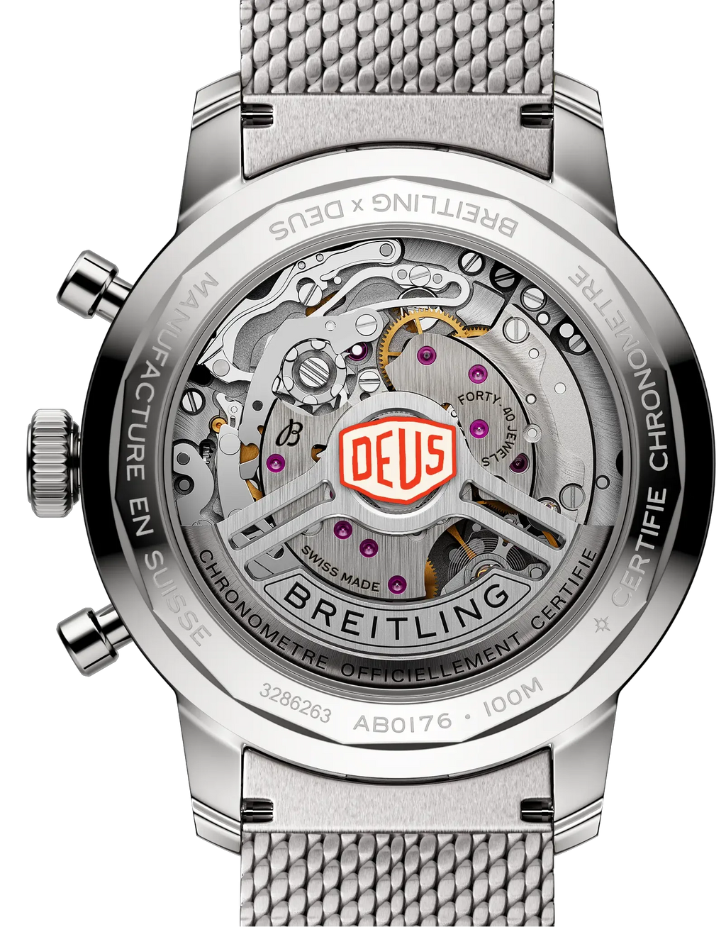 Breitling Top Time B01 Deus Chronograph Men's Watch AB01765A1B1A1