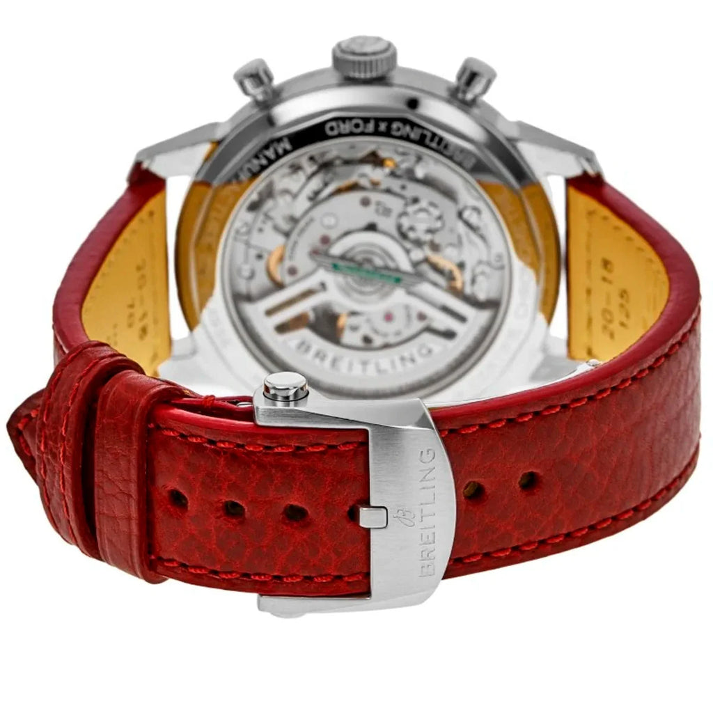Breitling Top Time B01 Ford Thunderbird White Dial Men's Watch AB01766A1A1X1