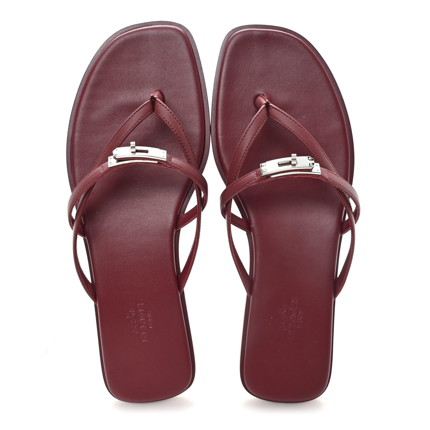 Calfskin Miss Sandals 39 Rouge H