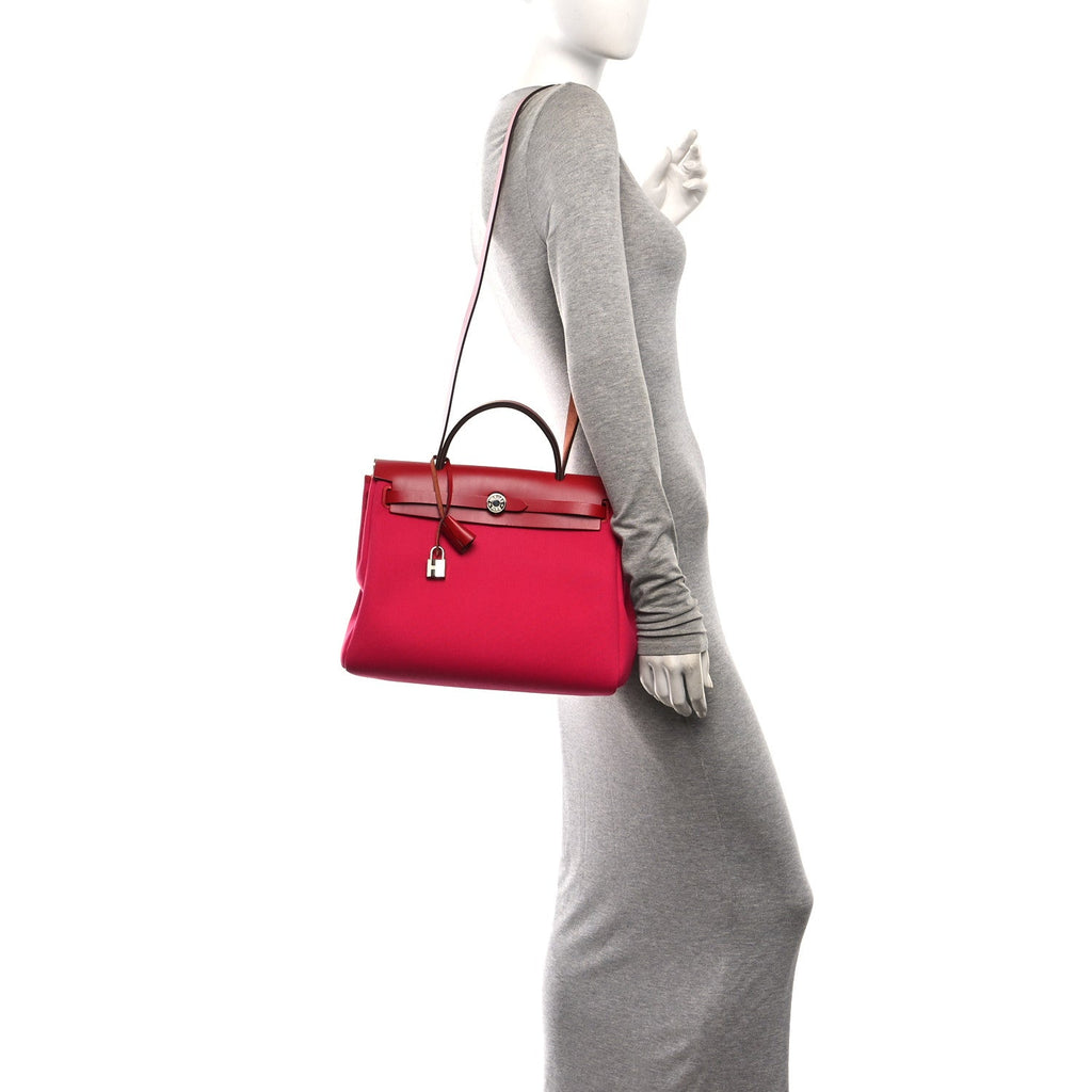 Military Toile Vache Hunter Herbag Zip Retourne PM 31 Rose Mexico Rouge Piment