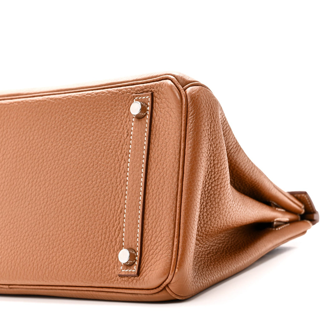 Taurillon Clemence Birkin 30 Gold