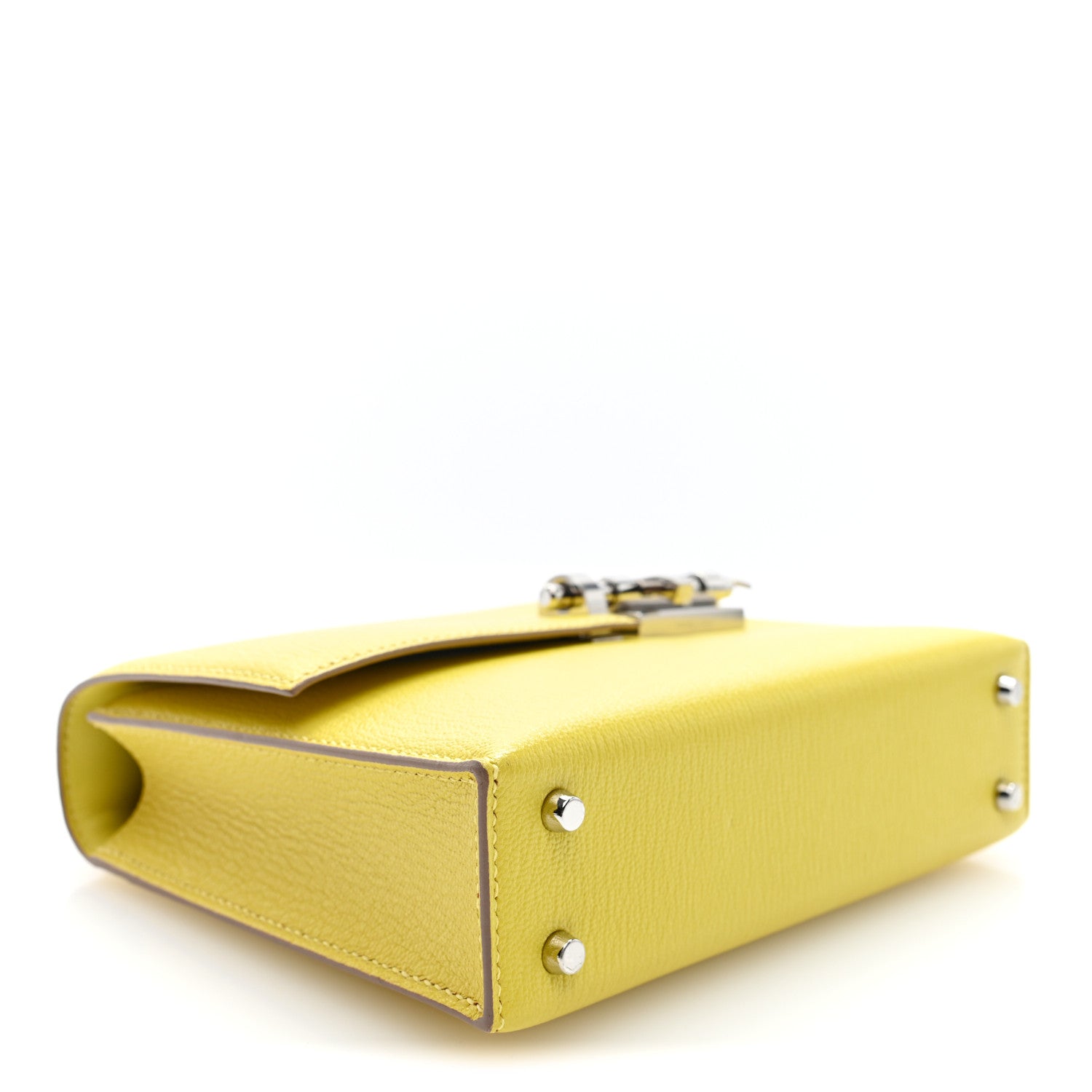 Chevre Mysore Mini Verrou Chaine Bag Lime