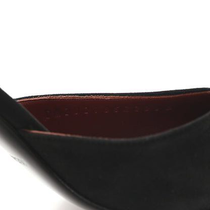 Suede Goatskin Baby 90 Pump Black