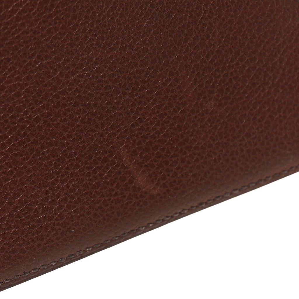 Evercolor Citizen Twill Long Wallet Chocolate