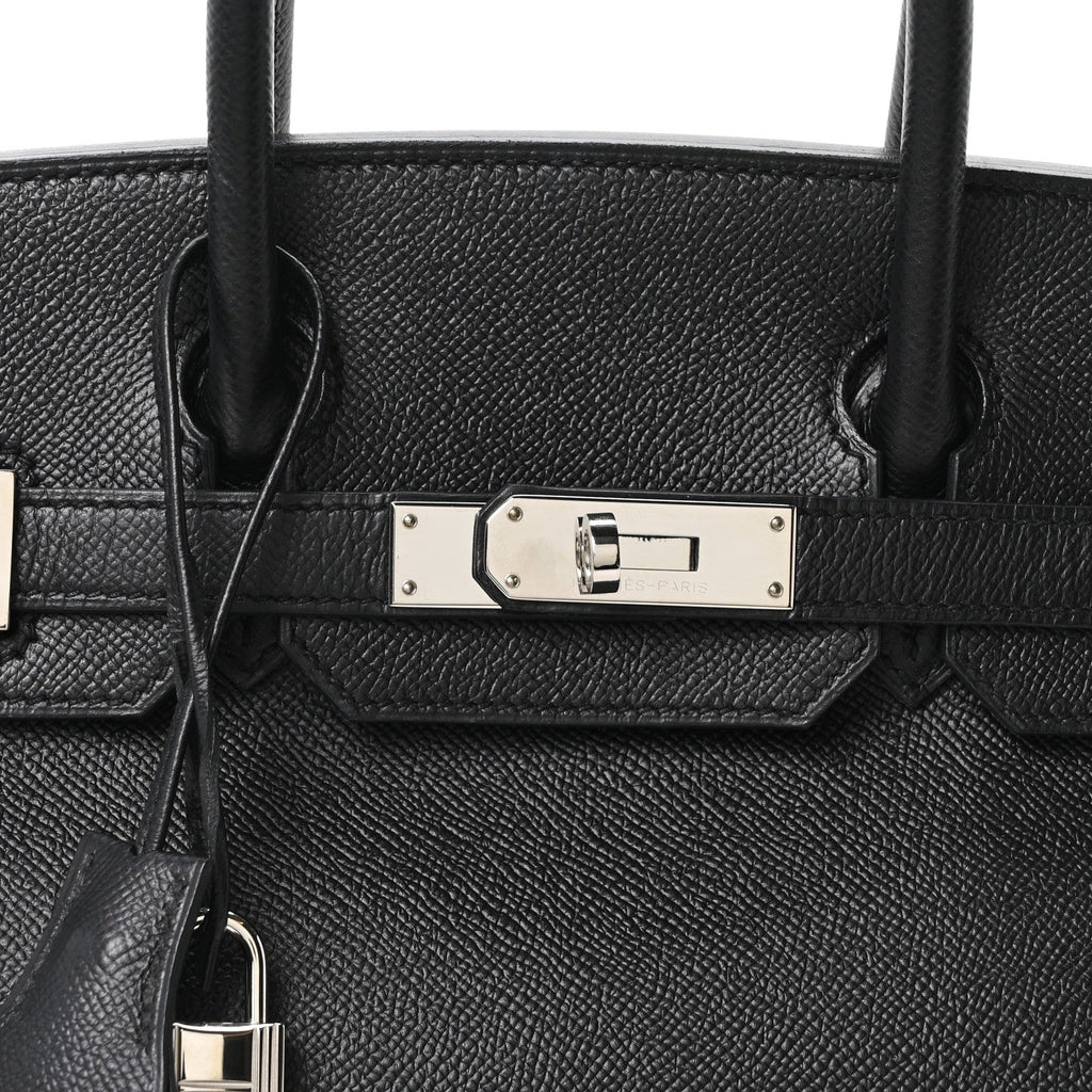 Epsom Birkin 30 Black