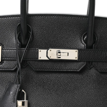 Epsom Birkin 30 Black