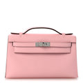 Swift Kelly Pochette Clutch Rose Sakura
