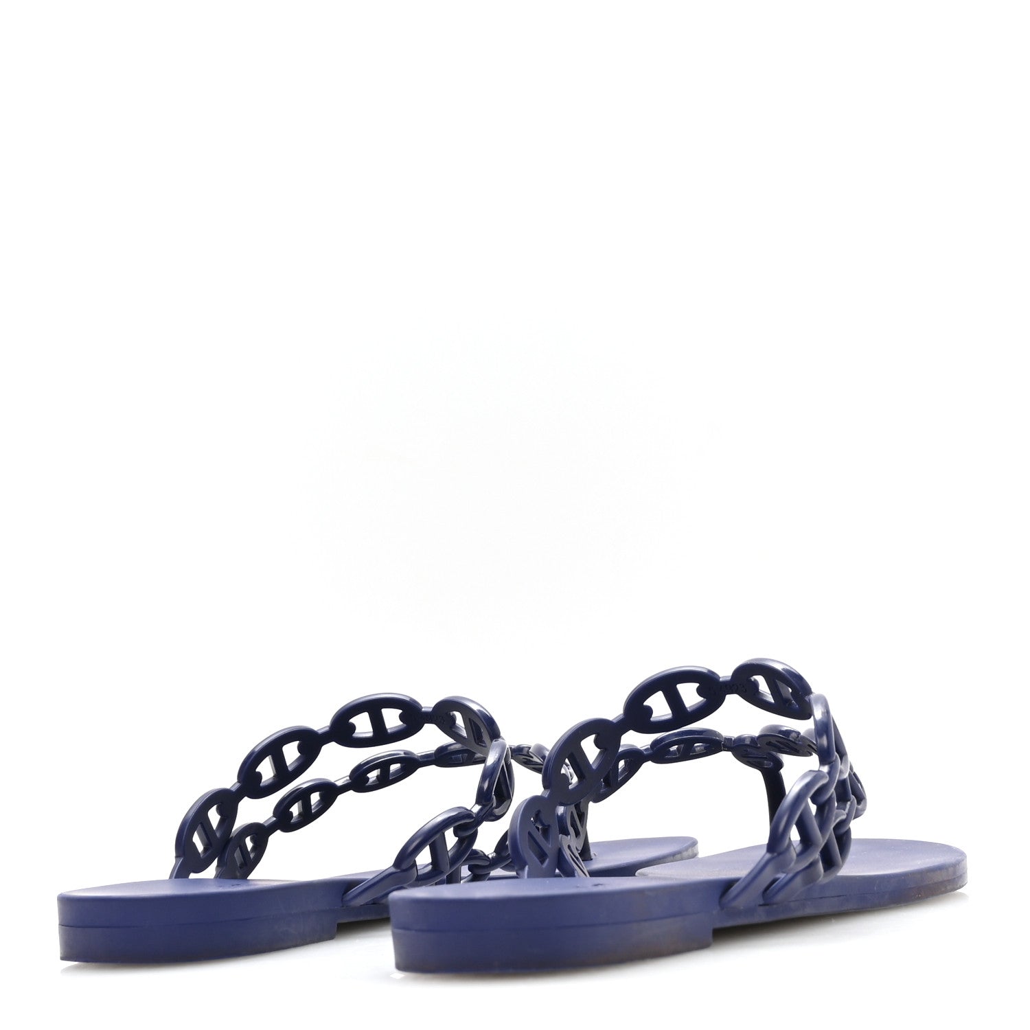 Rubber Chaine d'Ancre Island Sandals 37 Bleu Smalt