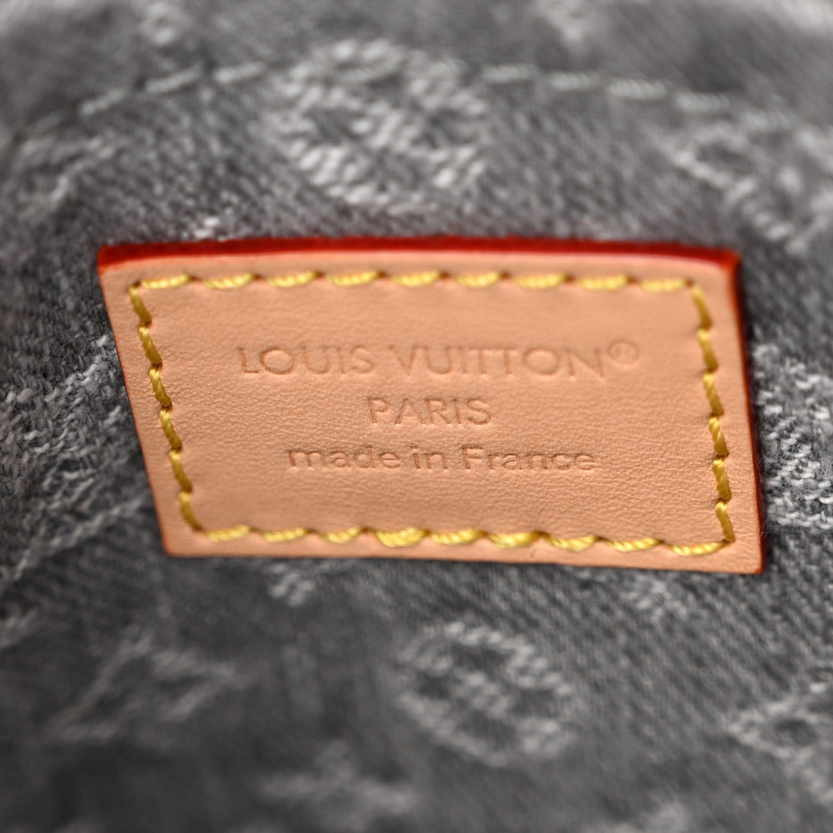 Monogram Denim Speedy Soft 30 Washed Gray