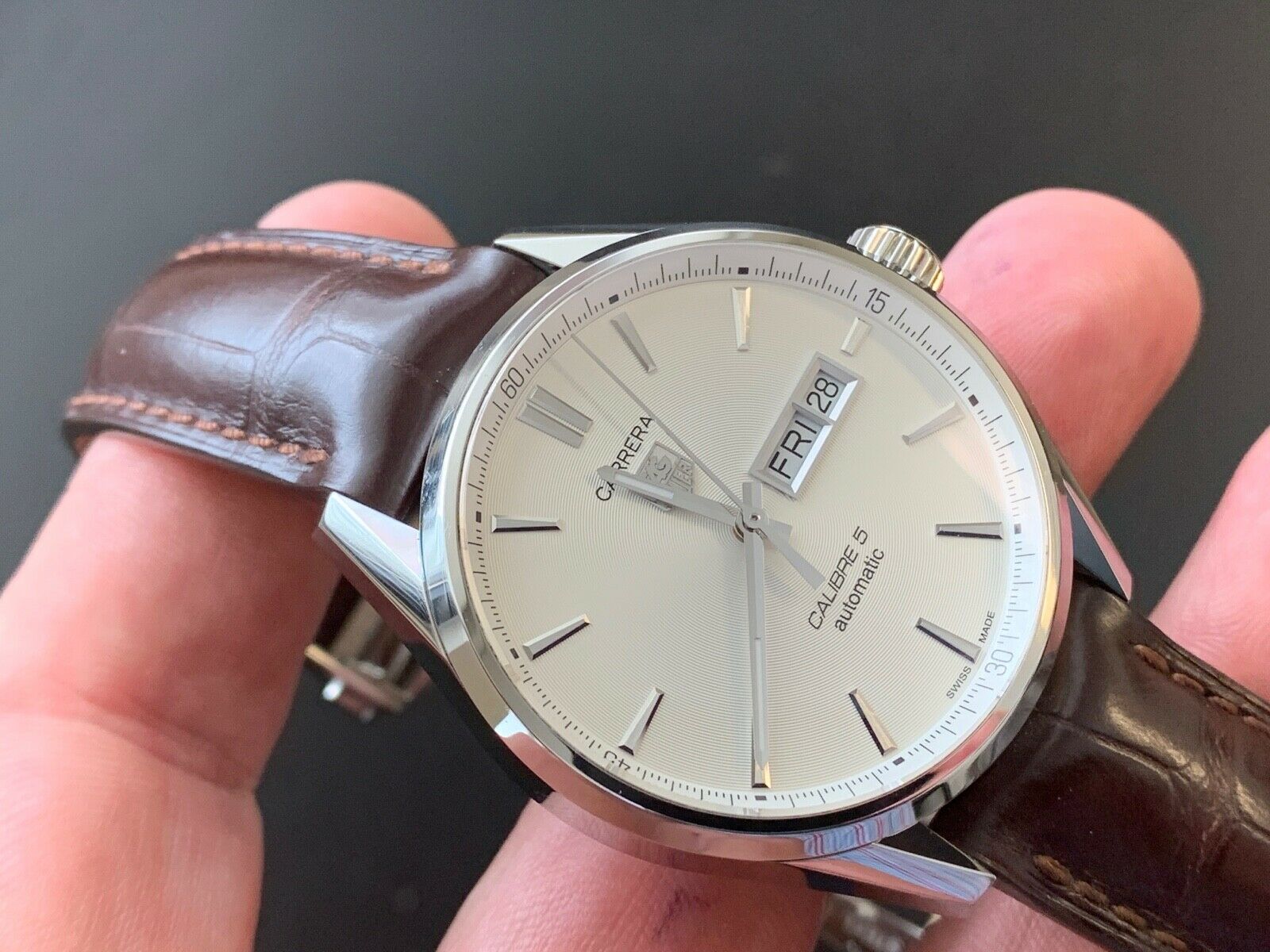Tag Heuer Carrera Silver Dial Watch for Men - WAR201B.FC6291