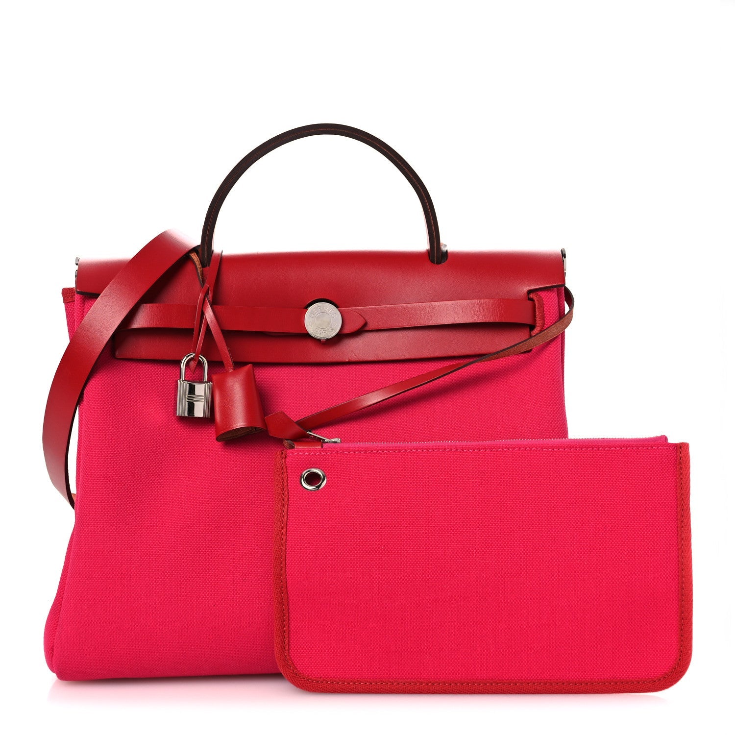 Military Toile Vache Hunter Herbag Zip Retourne PM 31 Rose Mexico Rouge Piment