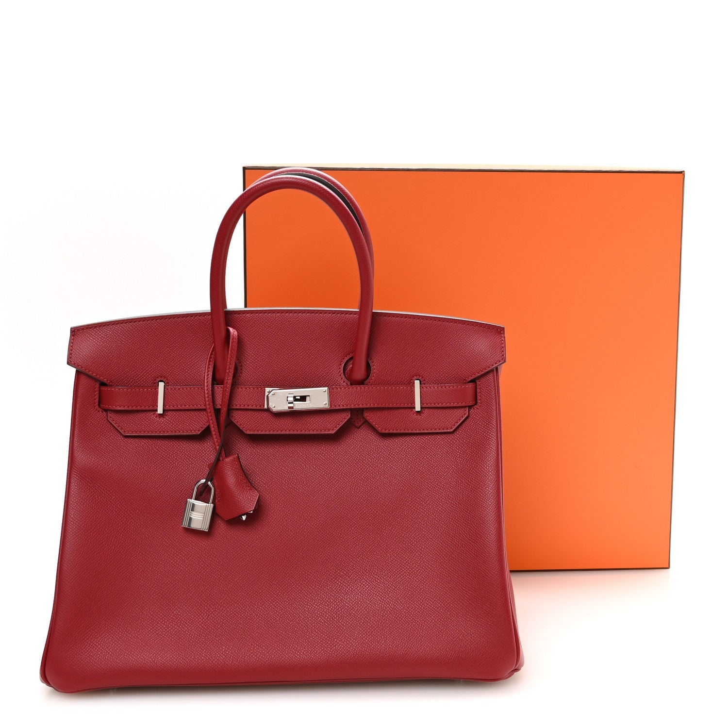 Epsom Birkin 35 Rouge Grenat