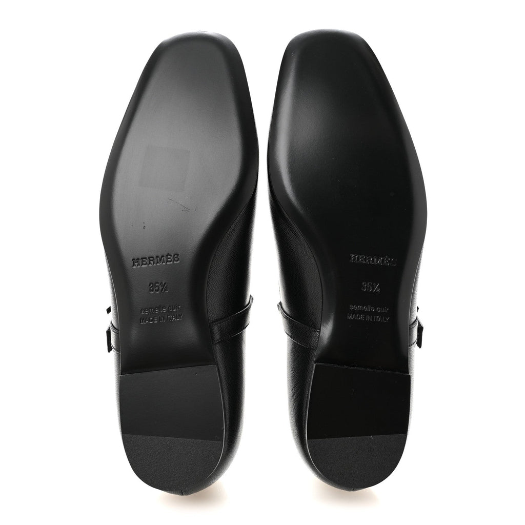 Goatskin Jane Ballet Flats 35.5 Black